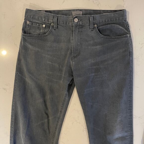 Citizens of Humanity Core 5 Pocket Distressed Cotton Poly Denim Jeans Grey Sz 33 - Picture 3 of 14